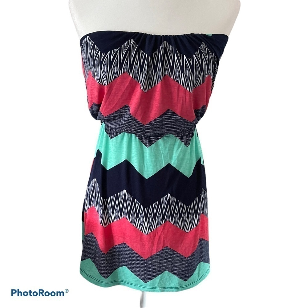 Three Pink Hearts 💕 mini dress S